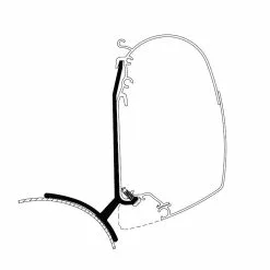 Thule Awning Bracket Kit For Omnistor 4900 & 5200 - Renault Trafic, Opel/Vauxhall Vivaro