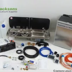 Dometic-Smev 9222 Hob And Sink, CRX50 Fridge & Sargent EC160 Complete Conversion Kit 2 -Kitchen And Bathroom Equip Shop 9222R CR50 BLK CR 44941.1445430324