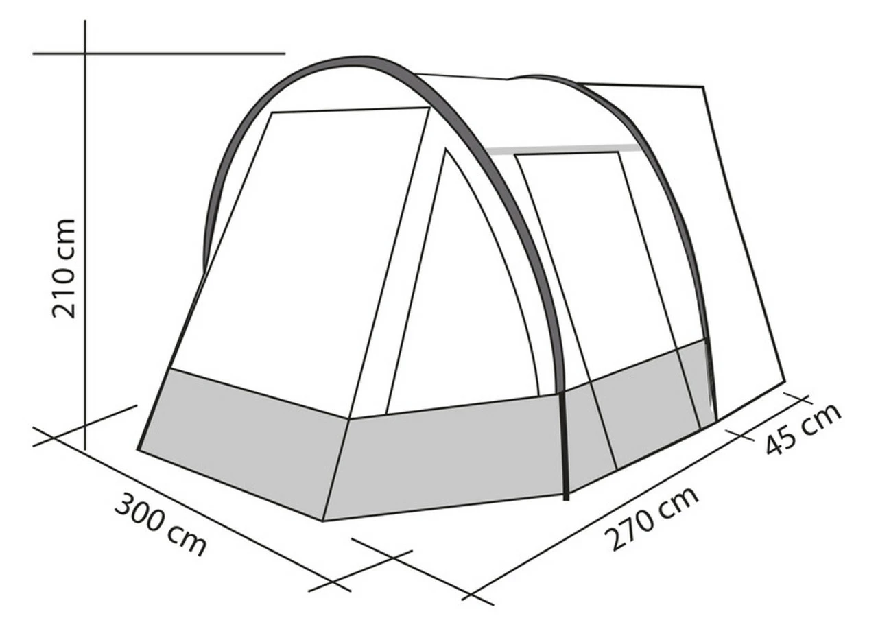 Reimo Tour Easy Young 2 Campervan Awning - Fits VW T5 T6 & More 4 Reimo Tour Easy Young 2 Campervan Awning - Fits VW T5 T6 & More - Image 2