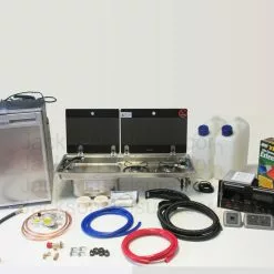 Dometic-Smev 9722 Hob And Sink CRX50 Fridge & Sargent EC160 Van Conversion Kit 2 -Kitchen And Bathroom Equip Shop 9722 Kit 2 BLK MX 25362.1536137208