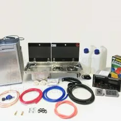 Dometic-Smev 9722 Hob And Sink CRX50 Fridge & Sargent EC160 Van Conversion Kit 2 -Kitchen And Bathroom Equip Shop 9722 Kit 2 GZ MX 18683.1536137205
