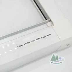 Adventurer Campervan Window With Top Hinge, Blinds & Flyscreen - Flush Acrylic Glass And Frame -Kitchen And Bathroom Equip Shop DSC03780 72467.1631108287