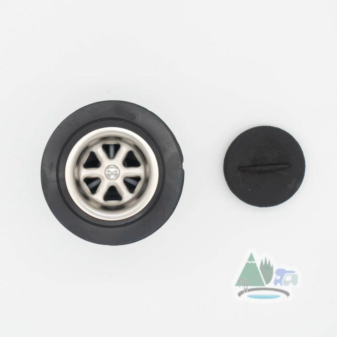 DLS 3/4" Straight Siphon Waste Outlet For Caravan Shower Tray 3 DLS 3/4" Straight Siphon Waste Outlet For Caravan Shower Tray