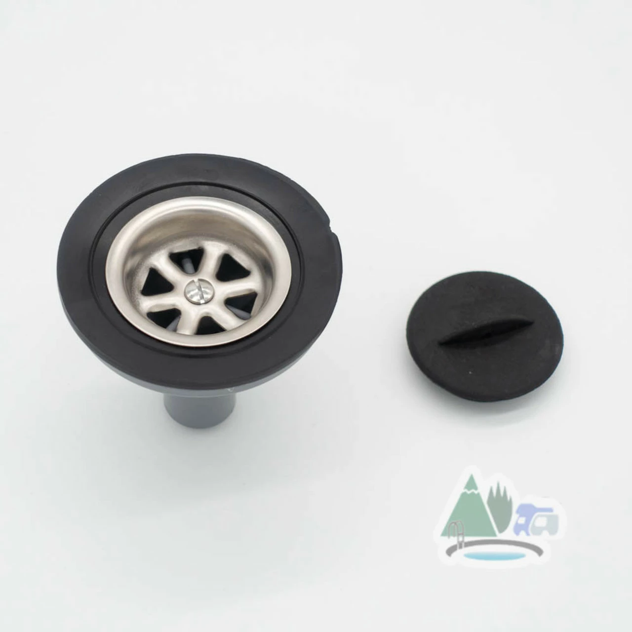 DLS 3/4" Straight Siphon Waste Outlet For Caravan Shower Tray 4 DLS 3/4" Straight Siphon Waste Outlet For Caravan Shower Tray - Image 2