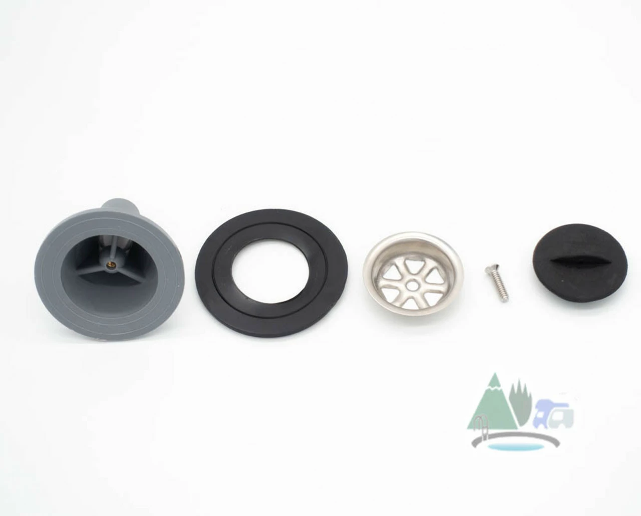 DLS 3/4" Straight Siphon Waste Outlet For Caravan Shower Tray 11 DLS 3/4" Straight Siphon Waste Outlet For Caravan Shower Tray - Image 9