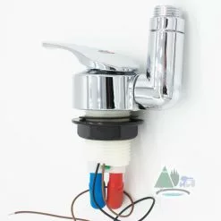 Reich Twist Shower Mixer Tap - Chrome W/ Smooth Fit Connectors -Kitchen And Bathroom Equip Shop DSC06244 08047.1637685479