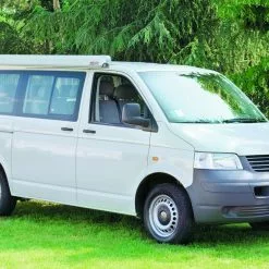 Fiamma F45S Awning & Bracket Kit For VW T5 And T6 Multivan Campervans -Kitchen And Bathroom Equip Shop Fiamma F45S VW T5 Wind Out Awning2 06573.1424341616