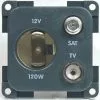 CBE 12 Volt Auto TV & Satellite Socket -Kitchen And Bathroom Equip Shop MP12ATVS 17413.1380619898