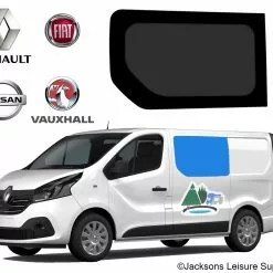 JLS Renault Trafic Vauxhall Vivaro Fixed Glass Campervan Window - UK Passenger Side -Kitchen And Bathroom Equip Shop RENAULT TRAFIC WINDY PASS 11674.1634641147