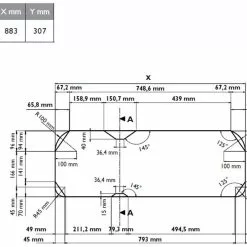 Dometic HSG 2370 Smev 9222 Sink And Hob Combination Unit Inc Template -Kitchen And Bathroom Equip Shop Smevtemplate 75470.1553111919