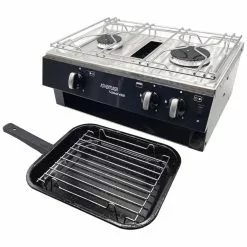 JLS Tasman 4500 2 Burner Hotplate Boat And Caravan Hob And Grill 9 JLS Tasman 4500 2 Burner Hotplate Boat And Caravan Hob And Grill -Kitchen And Bathroom Equip Shop Tasman Campervan Grill HobTP4500 BK 2 70336.1675337663