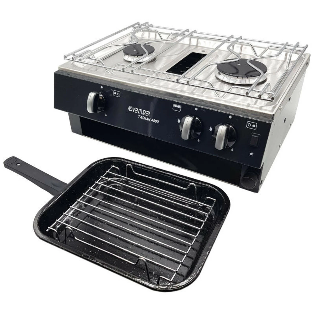 JLS Tasman 4500 2 Burner Hotplate Boat And Caravan Hob And Grill 5 JLS Tasman 4500 2 Burner Hotplate Boat And Caravan Hob And Grill - Image 3