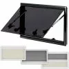 Adventurer Campervan Window With Top Hinge, Blinds & Flyscreen - Flush Acrylic Glass And Frame