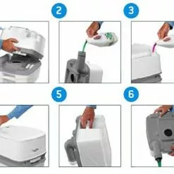 Thetford Porta Potti Portable Camping Toilet Chemicals Triple Pack 5 Thetford Porta Potti Portable Camping Toilet Chemicals Triple Pack -Kitchen And Bathroom Equip Shop chemical use 03392.1357900222