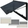 Adventurer Campervan Top Hinge Window With Blind And Fly Screen - Flush Acrylic Glass