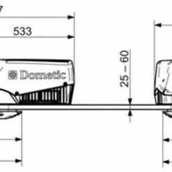 Dometic Freshjet 1700 Caravan Motorhome Air Conditioner -Kitchen And Bathroom Equip Shop freshjet dims 29663.1358419180
