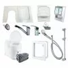 JLS Shower And Bathroom Kit - Toilet, Shower, Sink And Tray Kit For Campervan Conversions