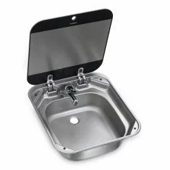 Dometic-Smev SNG 4244 (Smev 8006) Caravan Sink With Glass Lid