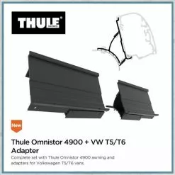Thule Omnistor 4900 VW T5/T6 Campervan Awning And Bracket Kit -Kitchen And Bathroom Equip Shop t5t6 adapterbracket 90117.1553002975