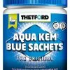Thetford Aqua Kem Blue Portable Toilet Chemical Sachets -Kitchen And Bathroom Equip Shop thetford blue tabs 21970.1515409671