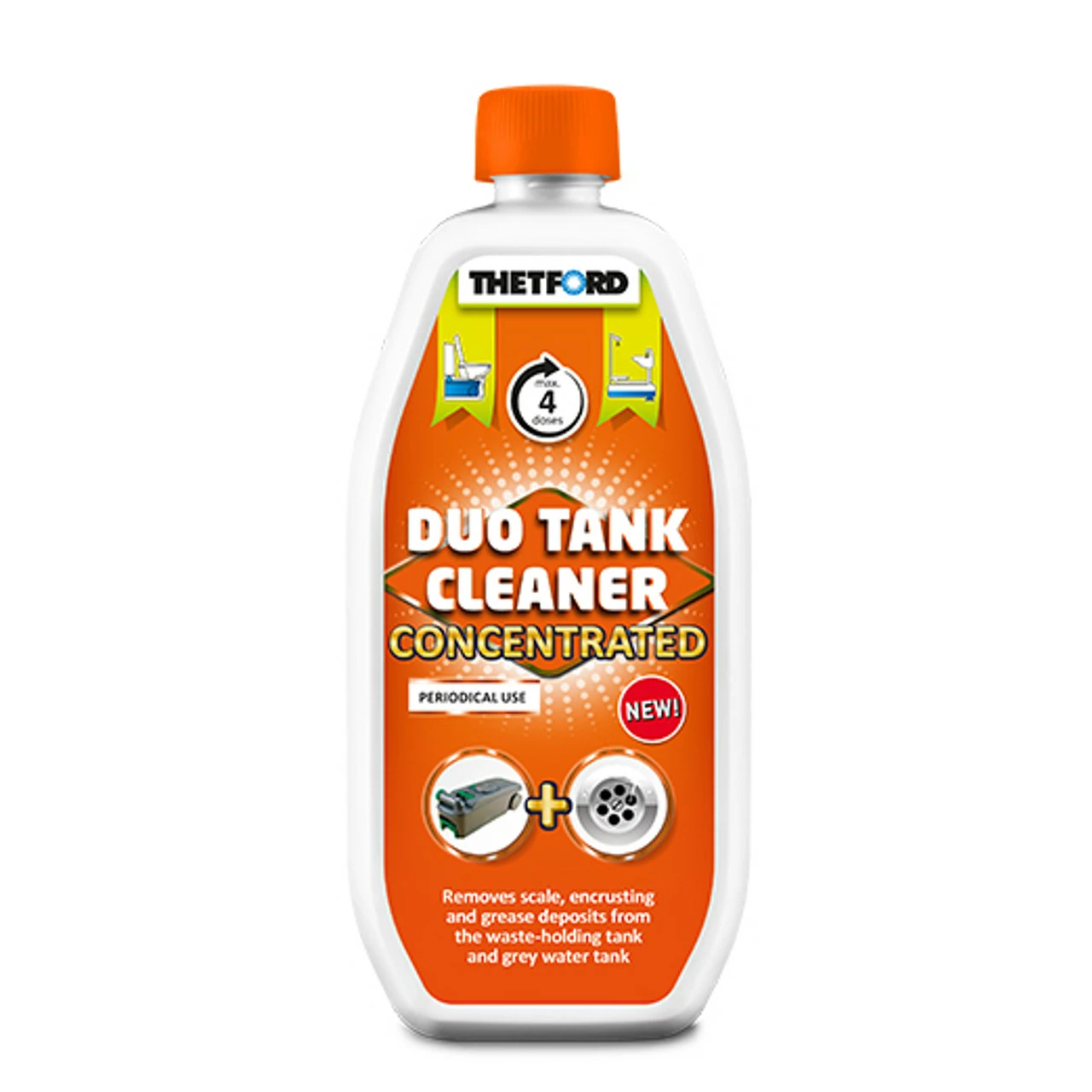 Thetford Duo Tank Cleaner Concentrated For Waste Tank & Grey Water Tank 3 Thetford Duo Tank Cleaner Concentrated For Waste Tank & Grey Water Tank