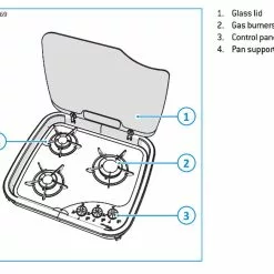 Thetford Spinflo Topline Series 169 Caravan Hob 8 Thetford Spinflo Topline Series 169 Caravan Hob -Kitchen And Bathroom Equip Shop topline 169 1 22594.1618478147