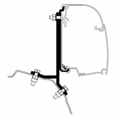 Thule Omnistor 4900 Ford Transit/Toureno Custom SWB Campervan Awning Bracket Kit -Kitchen And Bathroom Equip Shop transit 2 44303.1603893619